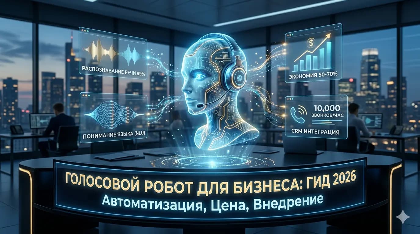 Голосовой робот для обзвона клиентов: Цена, внедрение и автоматизация